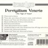 Pervigilium Veneris (The Vigil of Venus)